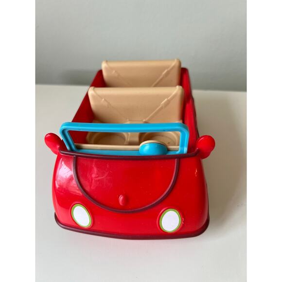 Peppa Pig Talking Red Family Car 2003 with Family Figures 5pc Sounds Works - Picture 3 of 7